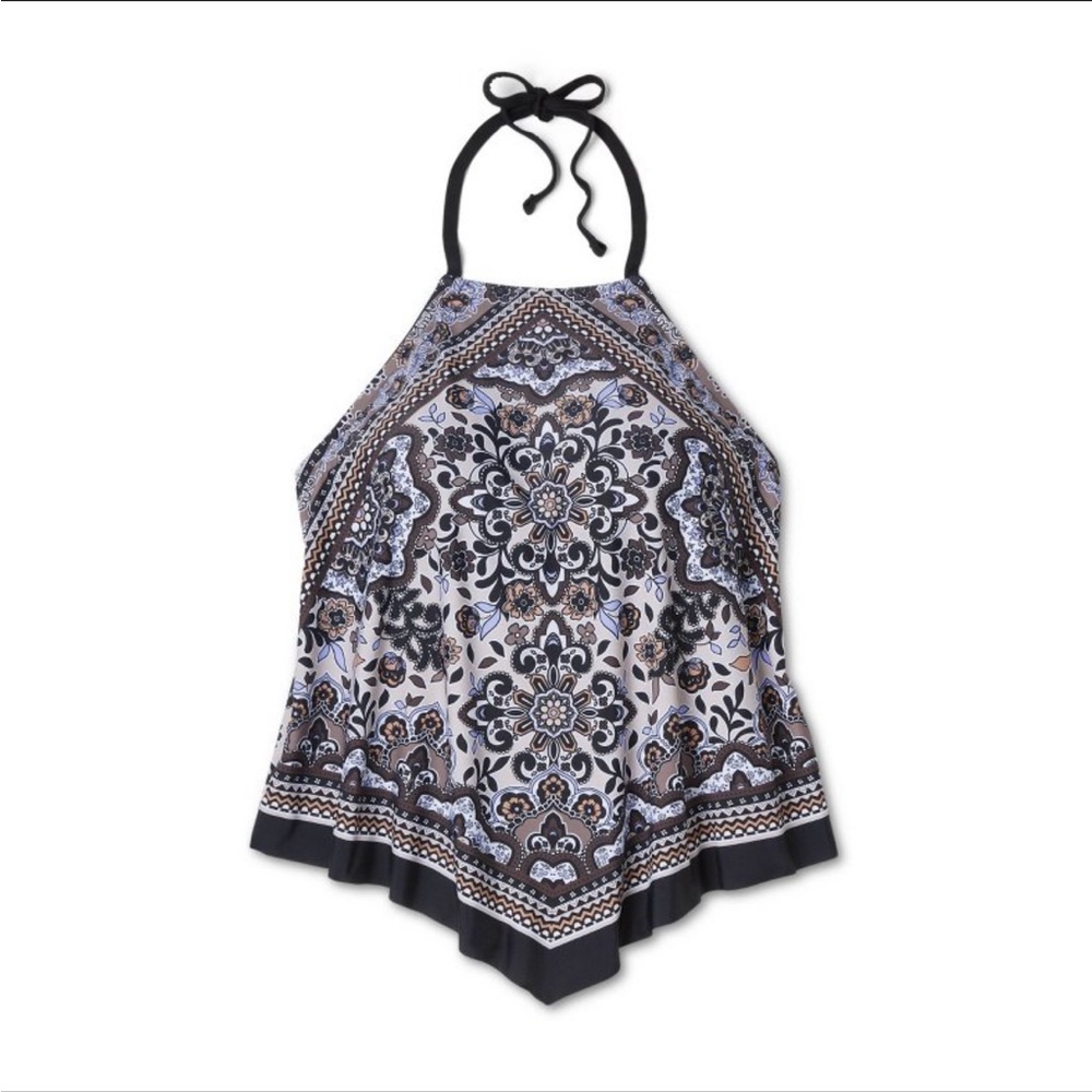 Women’s high neck tankini - size large - kona sol